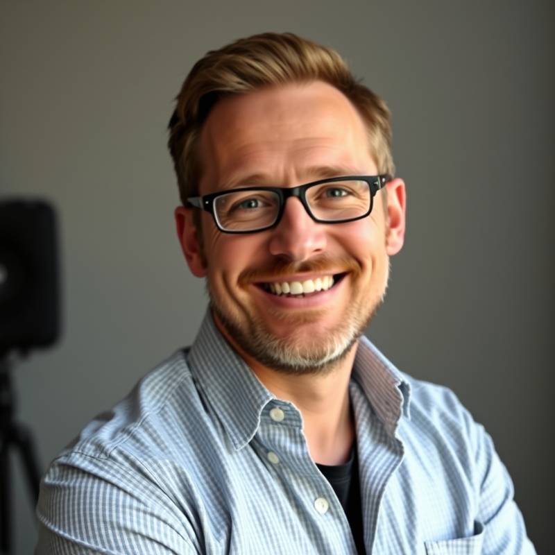 Ben Carter, the studio manager, a friendly and helpful individual.