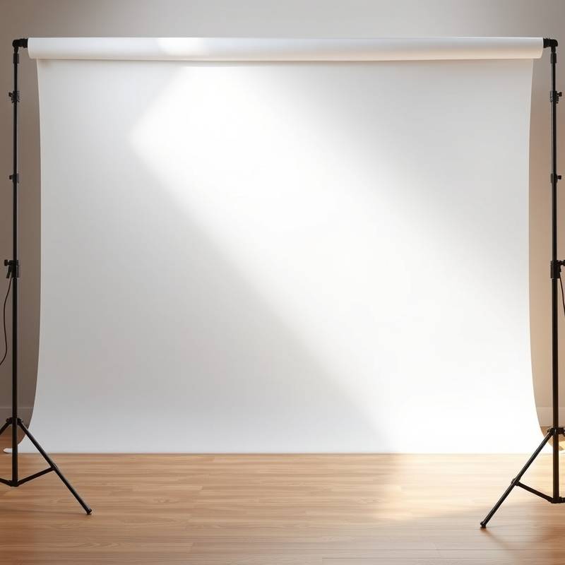 Illustration of a studio backdrop
